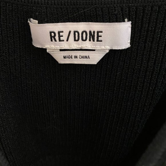 RE/DONE Cropped Sweater Tank - Picture 3 of 4